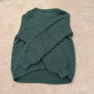 Wild Fable Teal Textured Knit Sweater